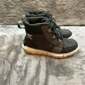 Sorel Explorer II Carnival Sport Boot Waterproof Outdoor Booties Gray Women 6.5
